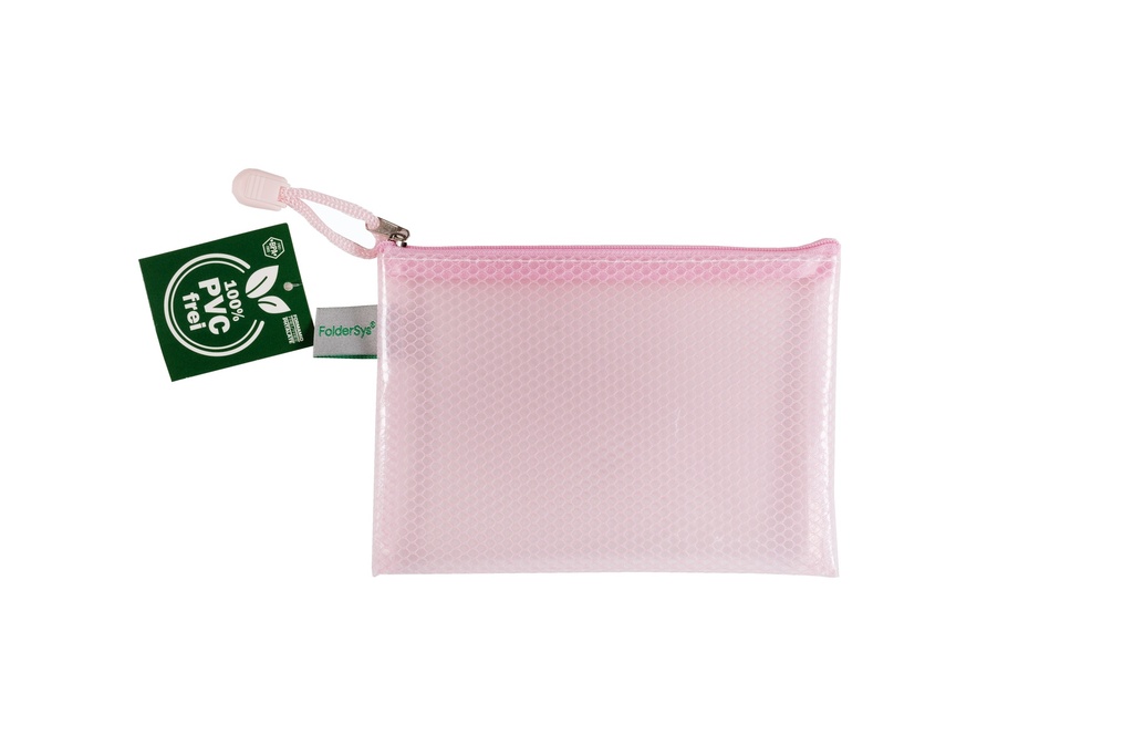PVC-FREIE A6-TRAGETASCHE, PASTELLROSA