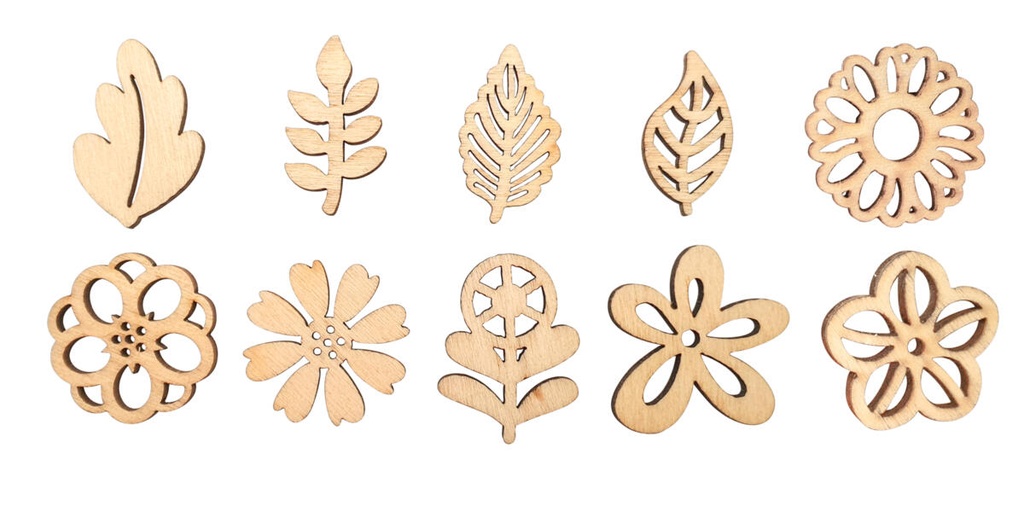 Flower and Leaf Embellishments