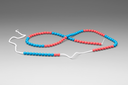 REKENKETTING 100 KRALEN - ROOD/BLAUW