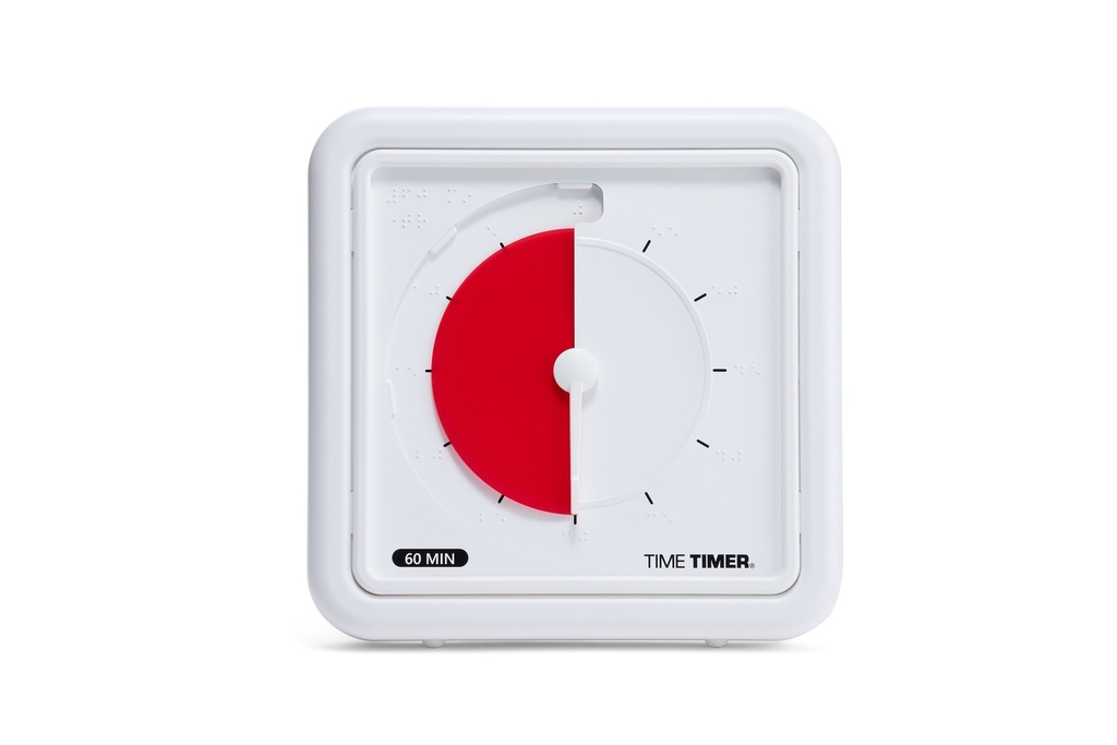 MITTLERE ZEITZEIT TIMER BRAILLE ROT