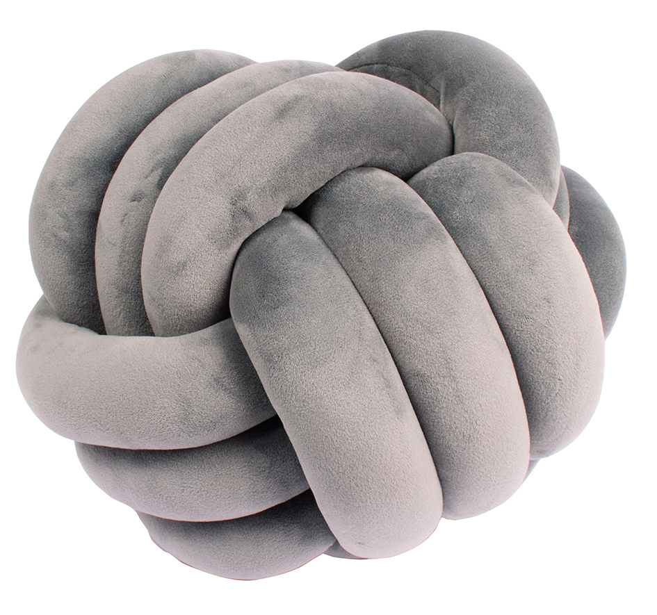 GREY CUDDLING BALL