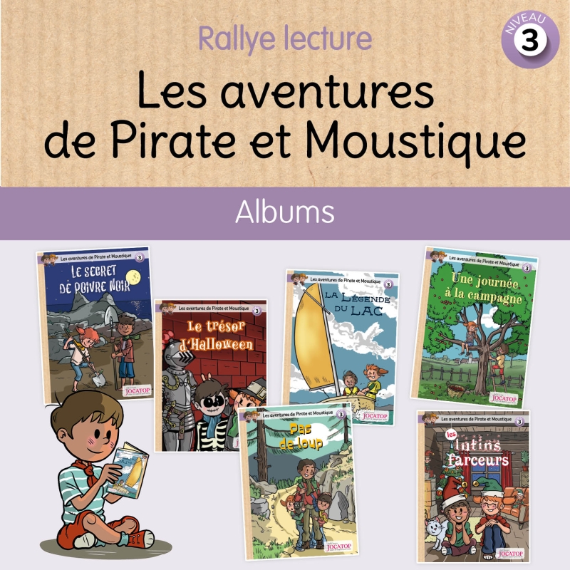 THE ADVENTURES OF PIRATE AND MOSQUITO, THE 6 BOOKS - LEVEL 3