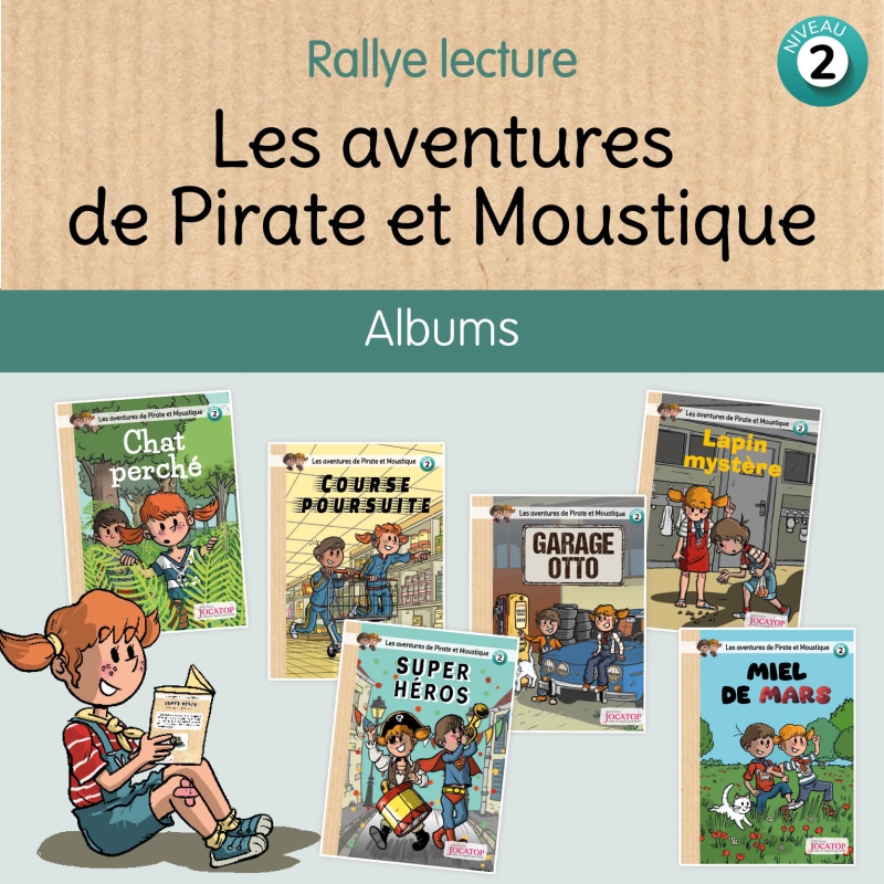 THE ADVENTURES OF PIRATE AND MOSQUITO, THE 6 BOOKS - LEVEL 2