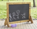 DOUBLE-SIDED BLACK CHALK BOARD