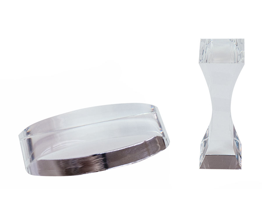 OPTICAL PRISMS, SET OF 2