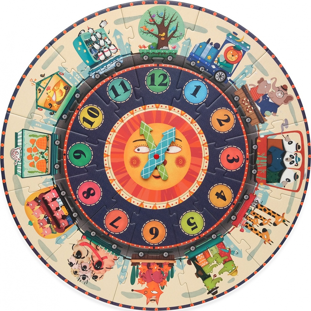 PUZZLE HORLOGE, 25 PIÈCES