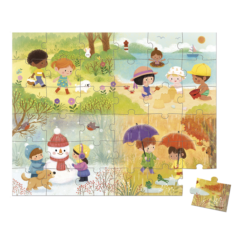 SEIZOENEN PUZZEL, 36 STUKJES
