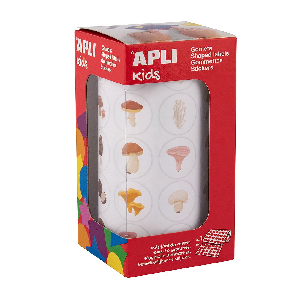 GOMMETTES ADHÉSIVES CHAMPIGNONS