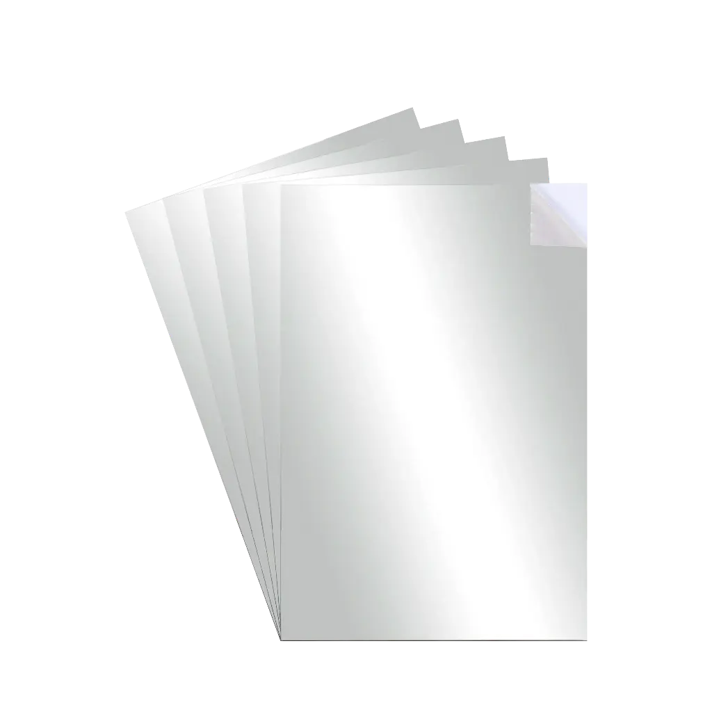 A4 Zelfklevend spiegelpapier, pak van 5 vellen