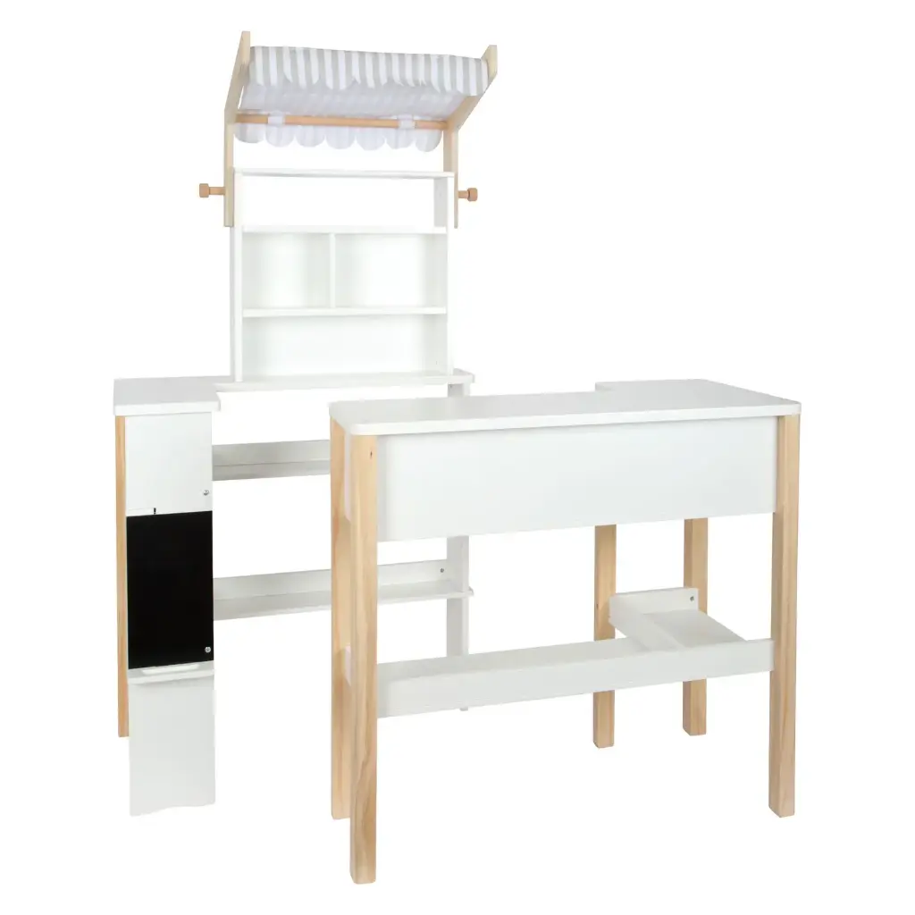WHITE COMPACT WOODEN SHOP