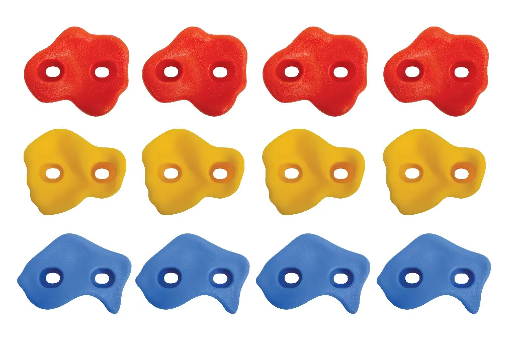 CLIMBING HOLDS, SET OF 12
