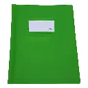 COUVRE-CAHIERS OPAQUES A5 VERT, LE LOT DE 10