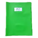 GREEN A4 OPAQUE NOTEBOOK COVERS, SET OF 10