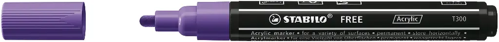 STABILO FREE ACRYLIC T300 VIOLETT, JE