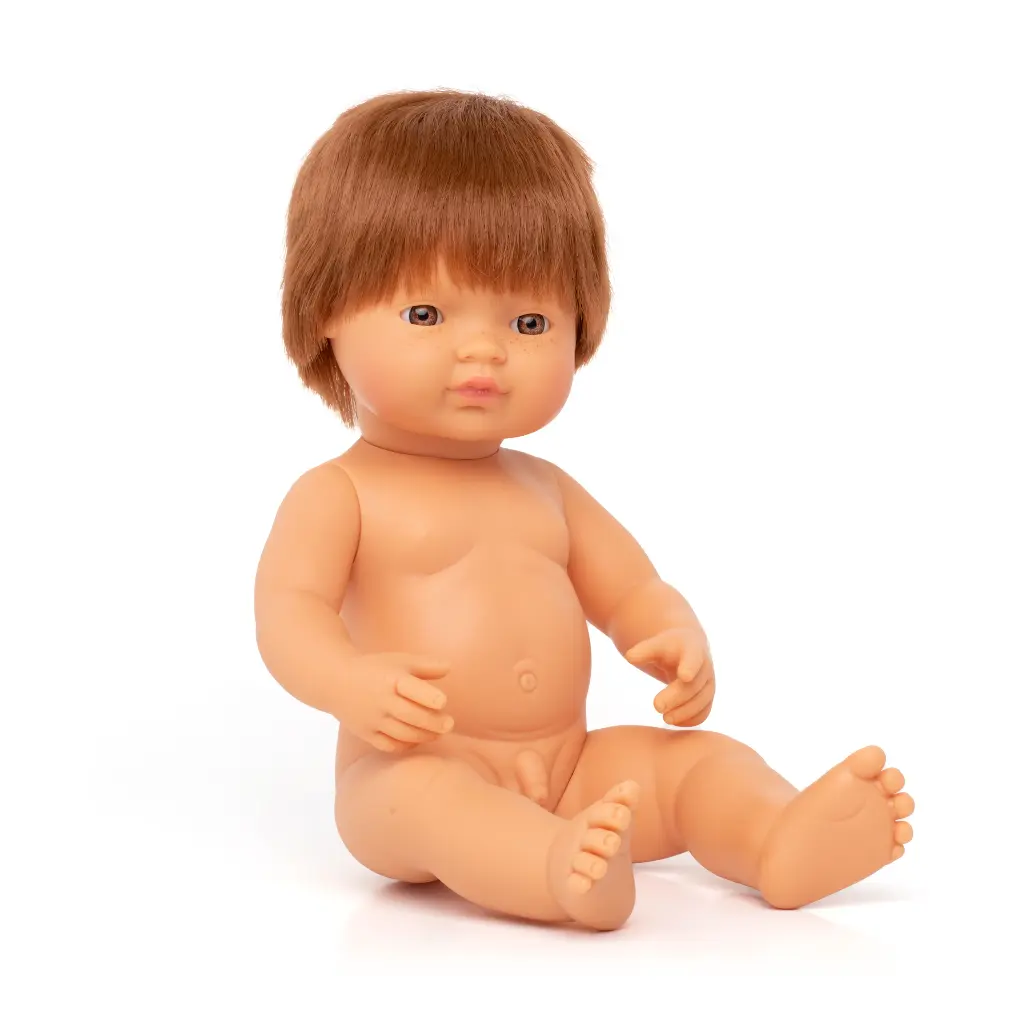 38 CM BROWN BOY DOLL