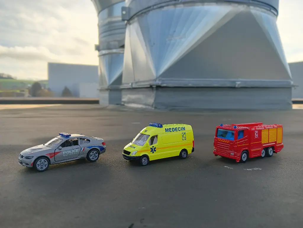 SIKU EMERGENCY VEHICLE SET, 3 PIECES