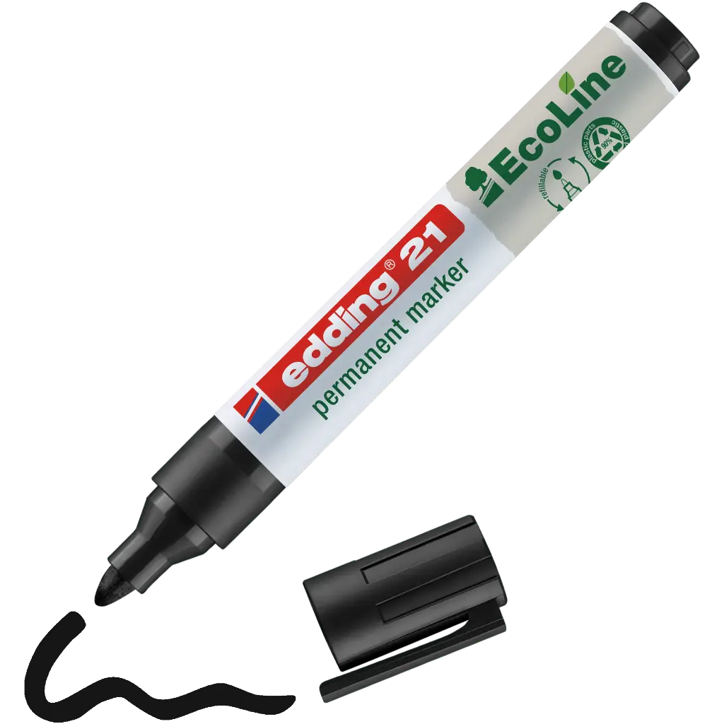 EDDING 21 EcoLine OGIVE NOIR, LA PIÈCE