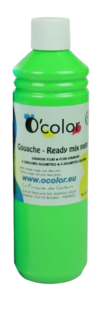 GOUACHE FLUO, 500 ML *A LA COULEUR