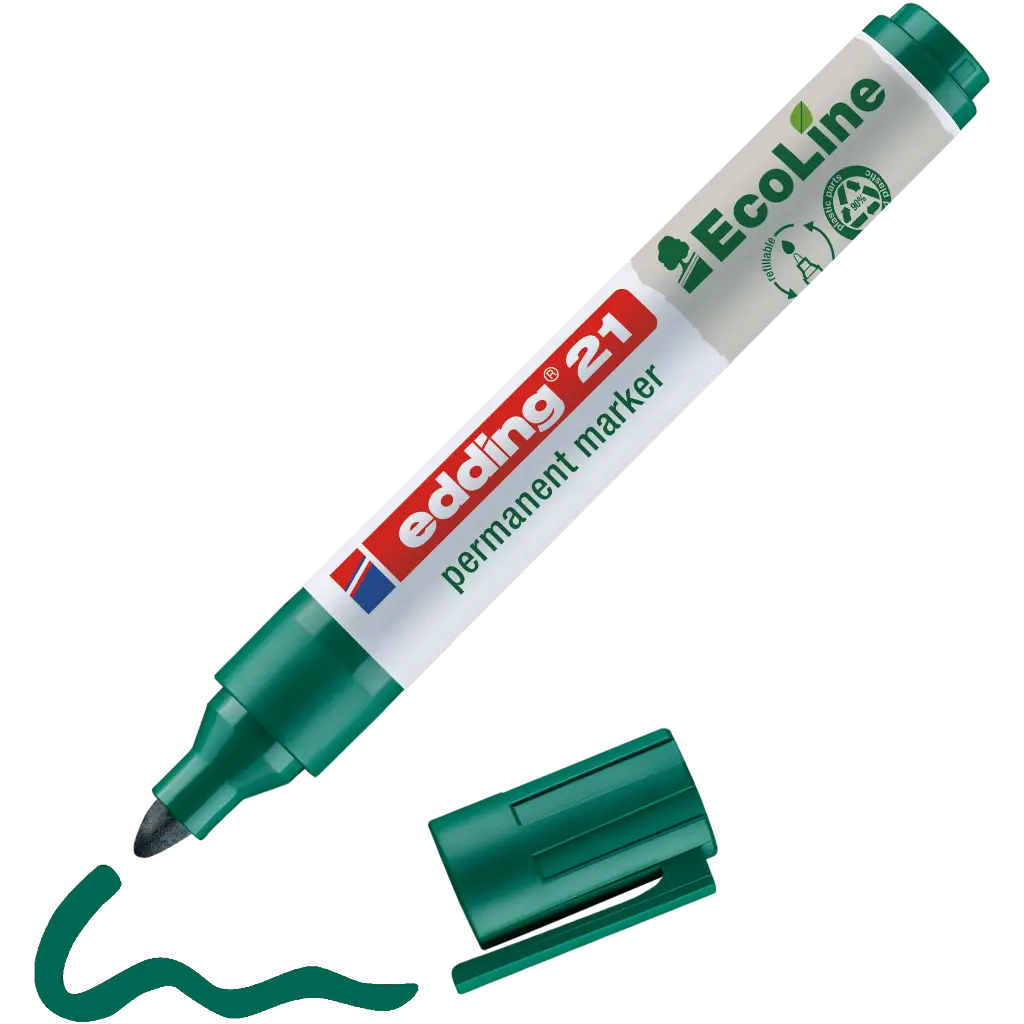 EDDING 21 EcoLine OGIVE GREEN, THE PIECE