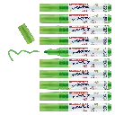 EDDING 14 FUNTASTIC- 3MM VERT, BOÎTE DE 10