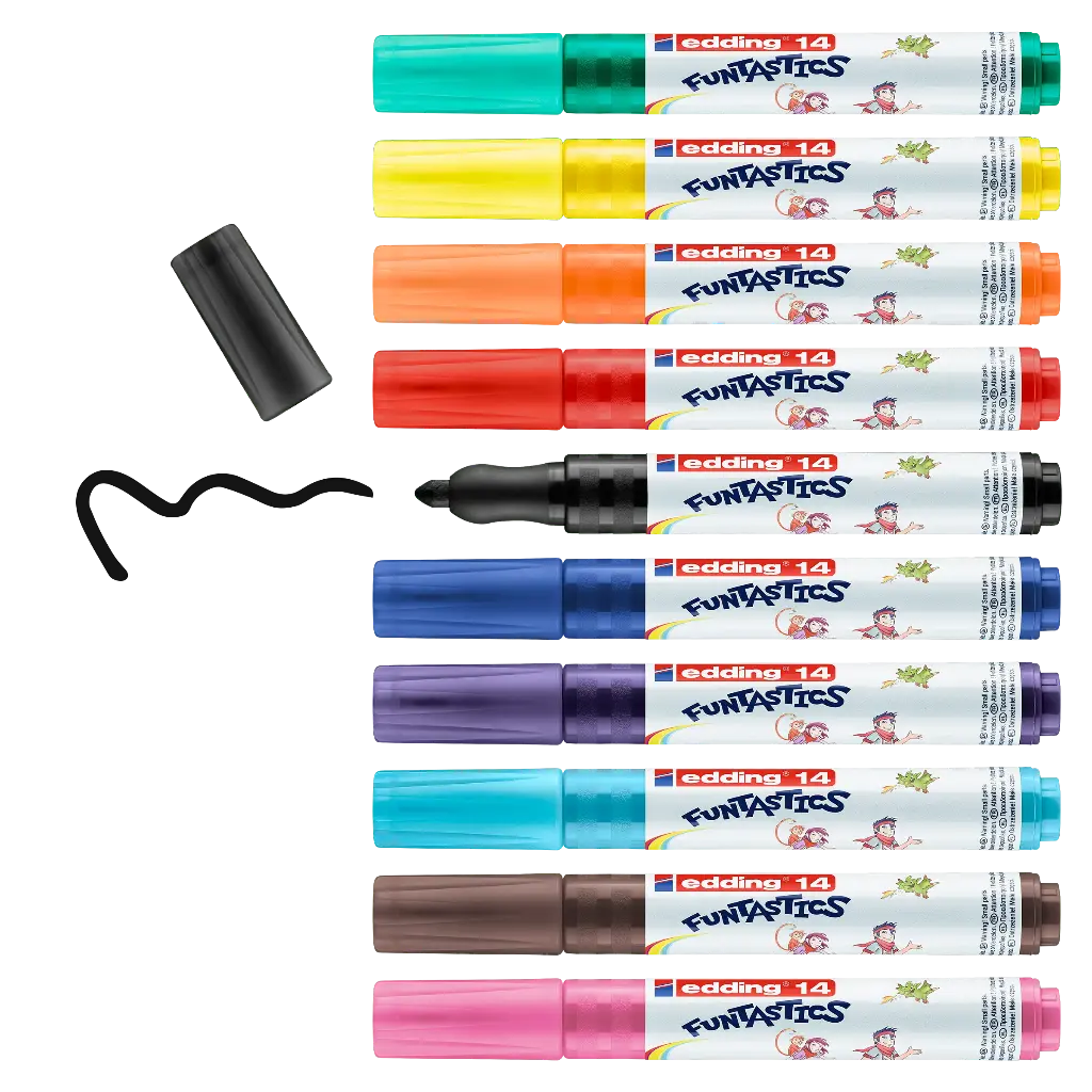 EDDING 14 FUNTASTIC- 3MM, BOÎTE DE 10 ASS.