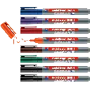 EDDING 361 FINE WHITEBOARD MARKERS, BOX OF 8 ASSORTED