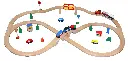 CIRCUIT DE TRAIN, 49 PIÈCES