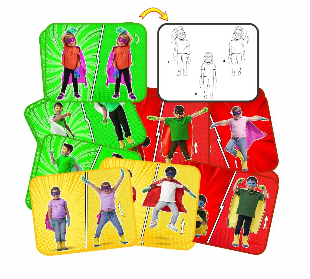 "SUPERHELDEN" TRAININGSKAARTEN