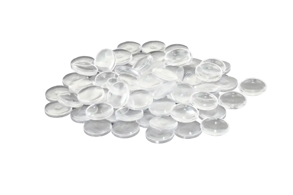 PIERRES TRANSLUCIDES TRANSPARENTES, 100 PIÈCES