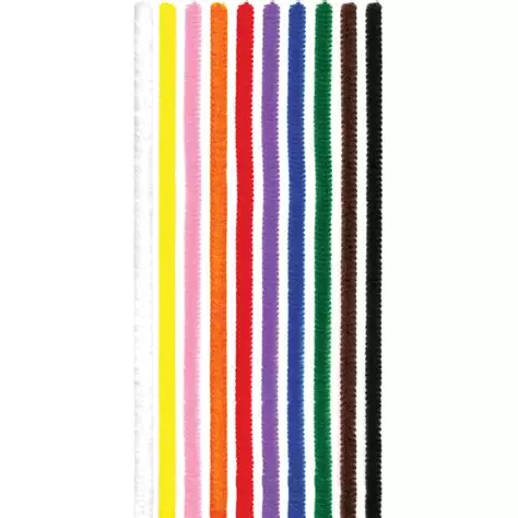 CHENILLETTES 8mmx50CM, 100 PCS