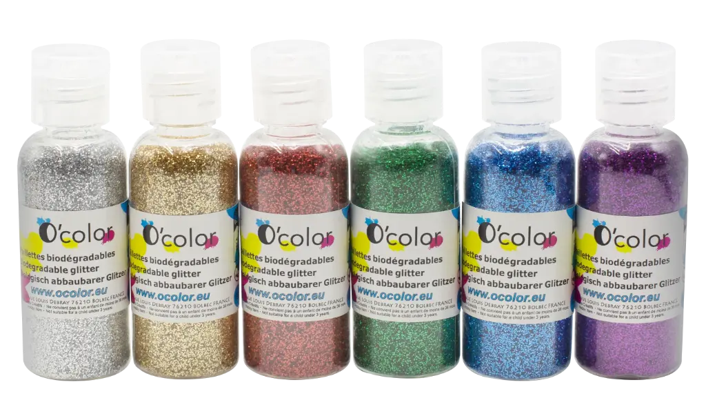 PAILLETTES BIODÉGRADABLES ULTRAFINES 6X22GR