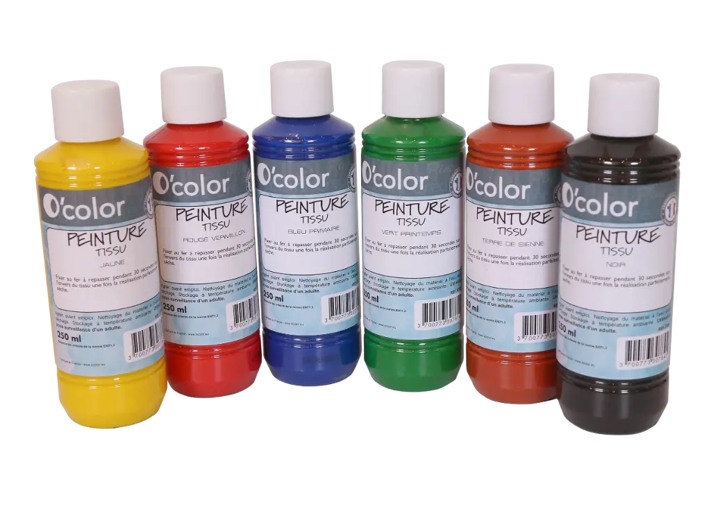 PEINTURE TISSU 6X250ML