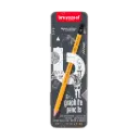 TEENS BUROTEK BOÎTE MÉTALLIQUE 6 CRAYONS GRAPHITE