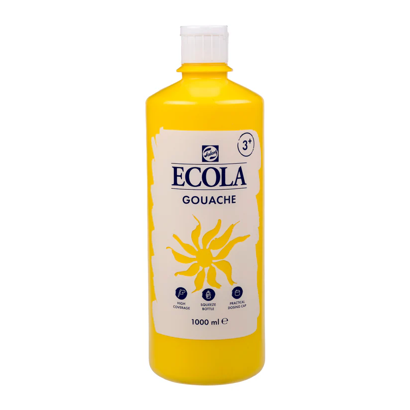 GOUACHE ECOLA JAUNE, 1L