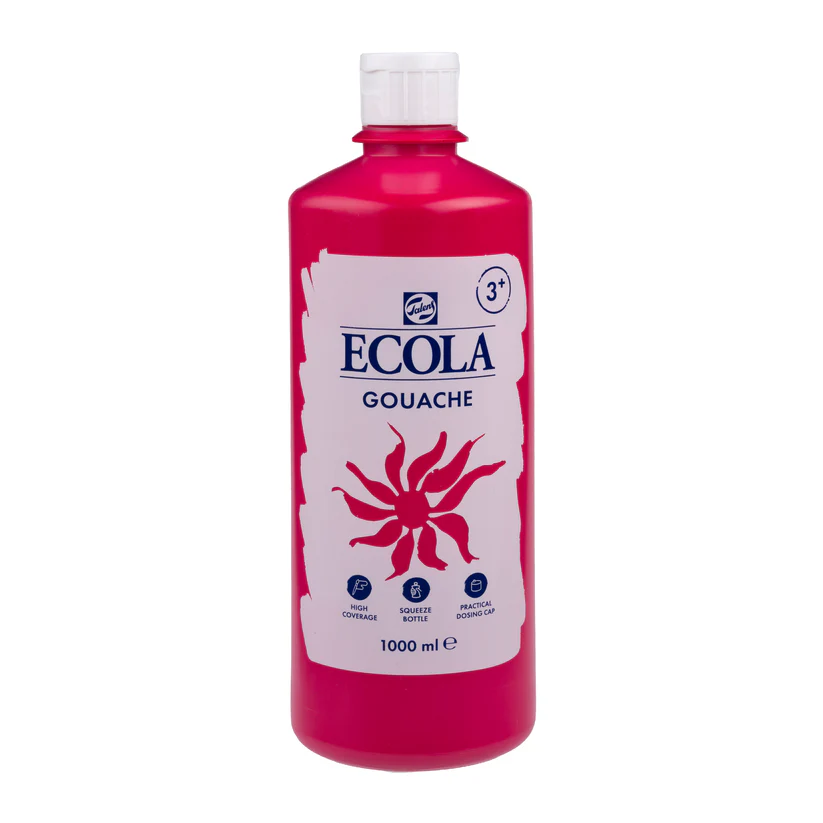 GOUACHE ECOLA CARMIN , 1L