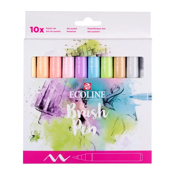 ECOLINE BRUSH PEN, SET OF 10
