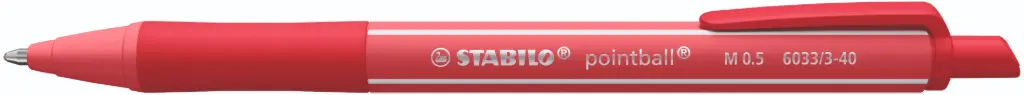STABILO POINTBALL ROUGE