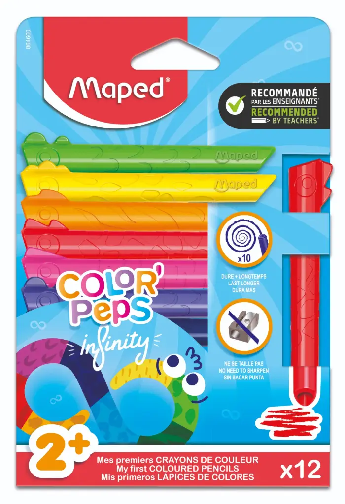 CRAYONS DE COULEUR INFINITY KIDY