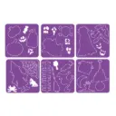 POCHOIRS HALLOWEEN, LOT DE 6