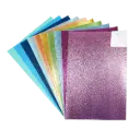 FEUILLES SIMILI CUIR ADHÉSIF "OCEAN SHADES", 10 FEUILLES