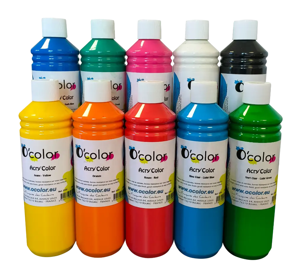 PEINTURE ACRYL'COLOR, 500 ML* À LA COULEUR