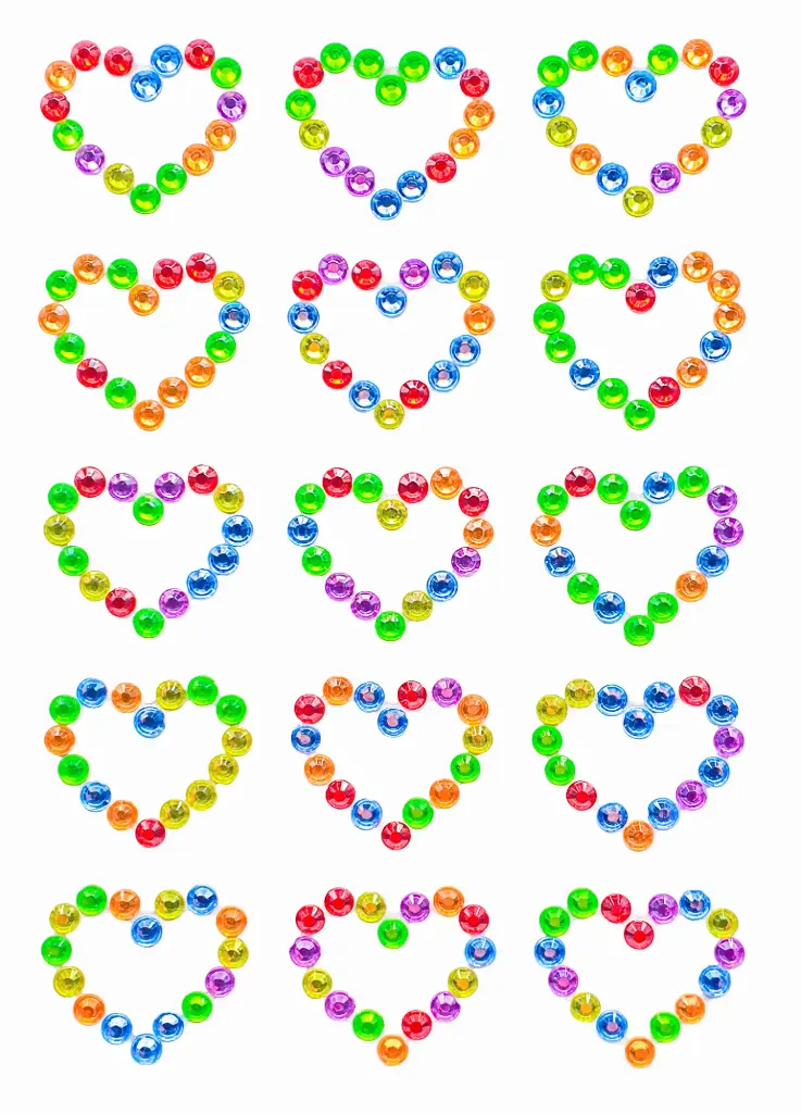 STICKERS COEUR