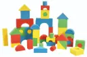 BLOCS DE CONSTRUCTION SOUPLES COLORÉS, 56PCS