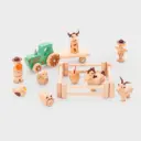 FIGURINES EN BOIS FERME