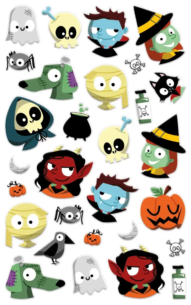 COOKY STICKERS HALLOWEEN