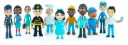 FIGURINES MÉTIERS, LOT DE 11