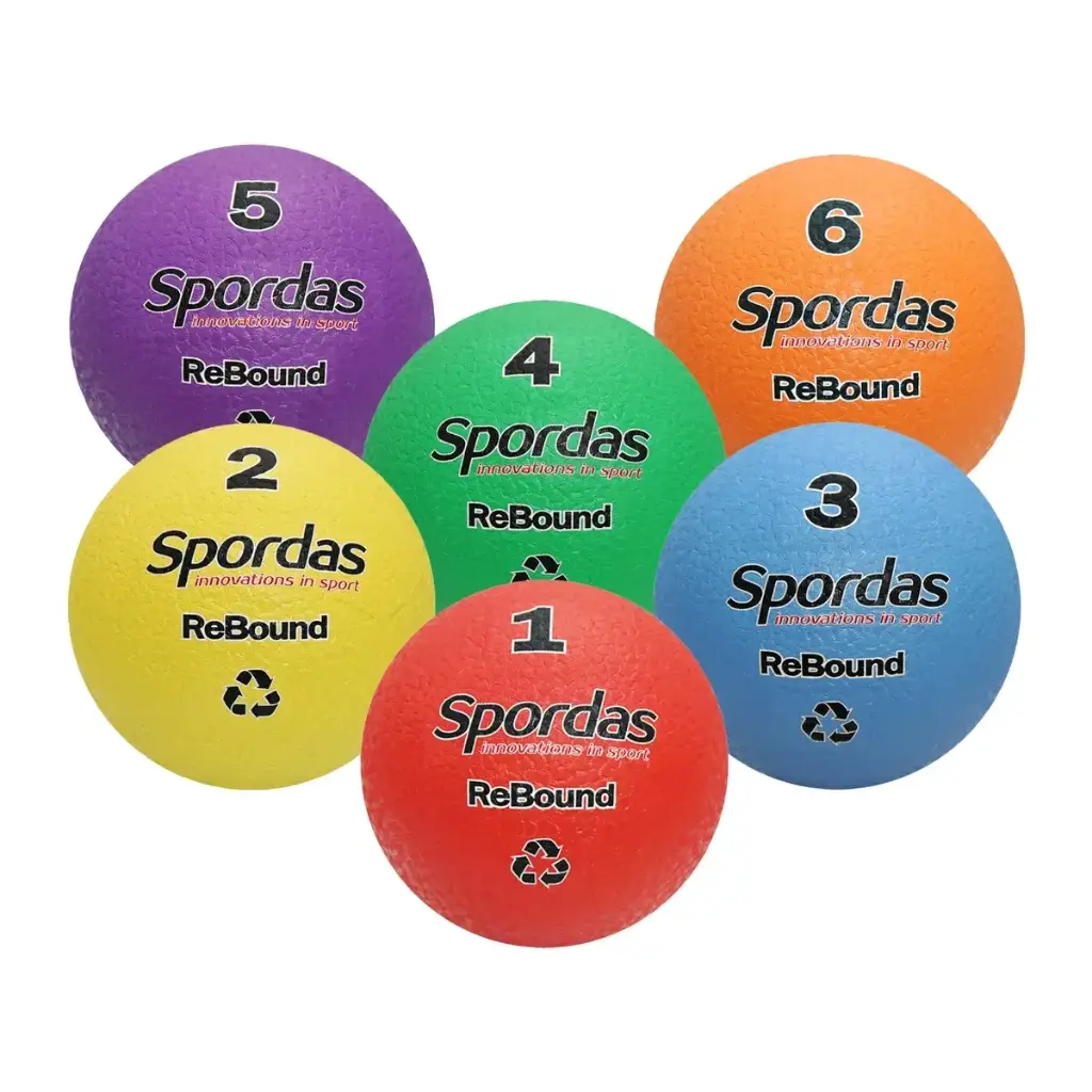 BALLONS REBONDISSANTS, LOT DE 6