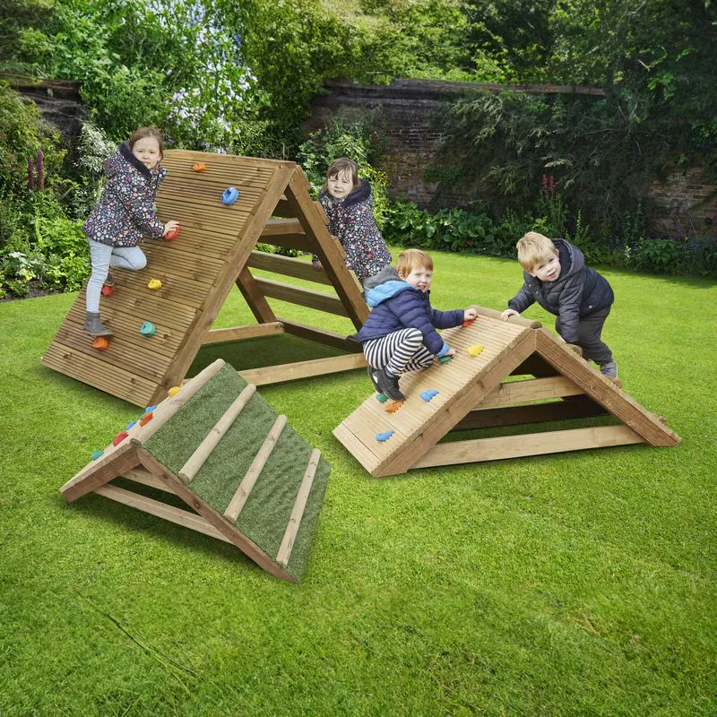 Trio mini murs d'escalade Cosy