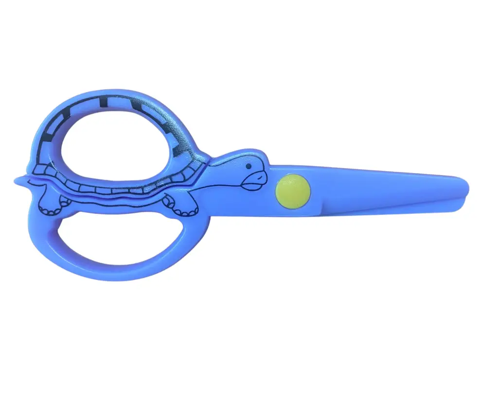 CISEAUX BOUTS RONDS DE SECURITE EN PLASTIQUE 13 CM