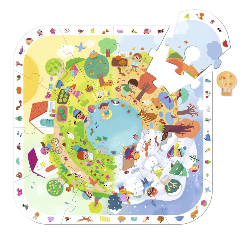 PUZZLE XXL LES SAISONS, 29 PIÈCES